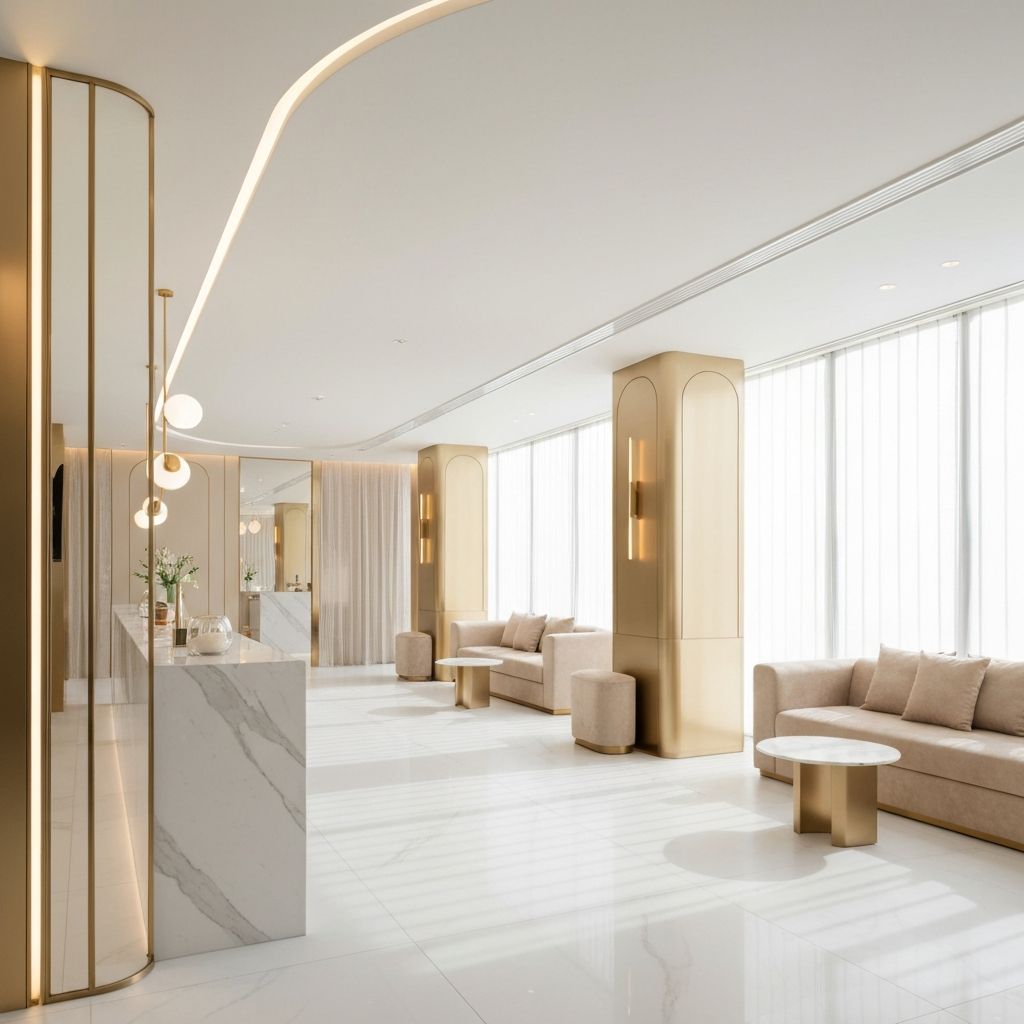 Luxury aesthetic clinic interior